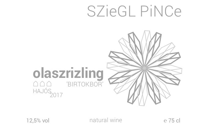 SzieglOlaszrizling Birtokbor 2019