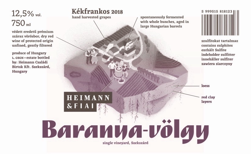2018 Heimann & Fiai Kékfrankos Baranya-völgy