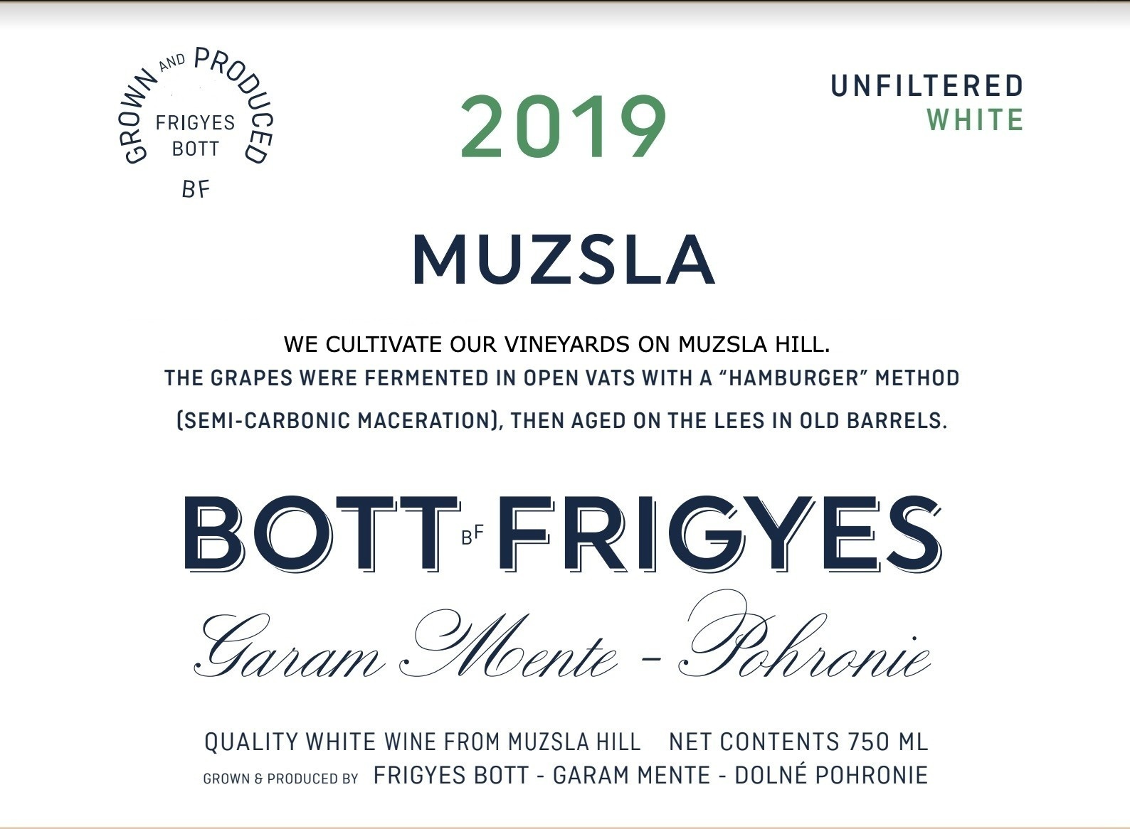 2020 Bott Frigyes Muzsla Cuvée