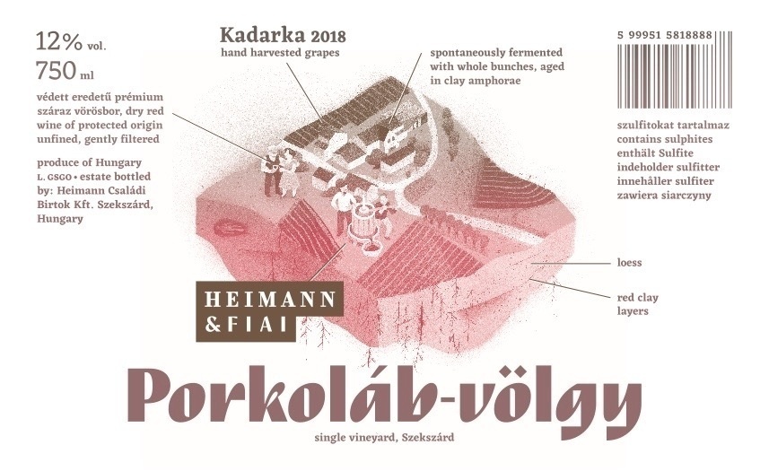 2020 Heimann & Fiai Kadarka Porkoláb-völgy