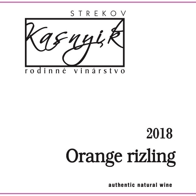 Kasnyik rodinné vinárstvoOrange Rizling 2020
