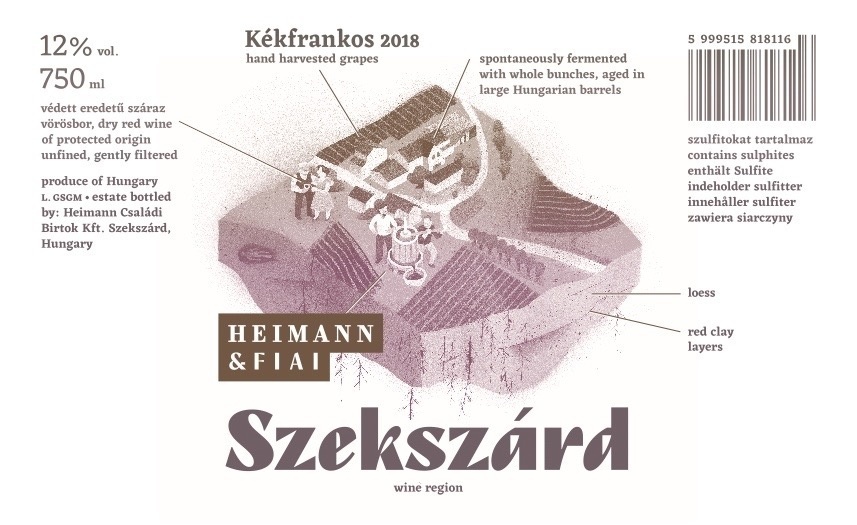 2020 Heimann & Fiai Szekszárd Kékfrankos